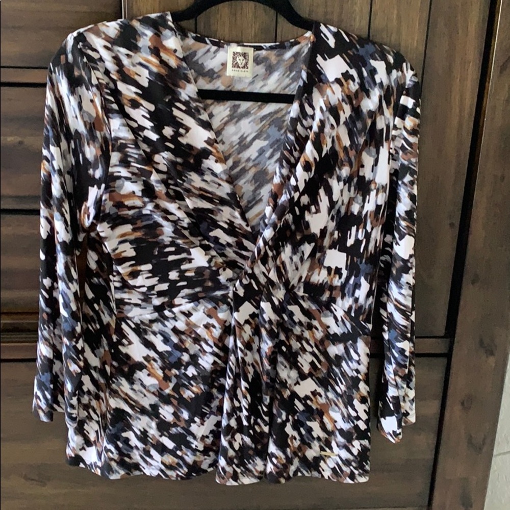 Anne Klein long sleeve top M